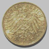 Sachsen 10 M 1891 E