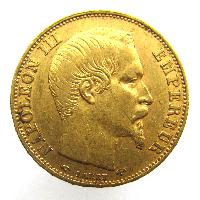 Frankreich 20 Frank 1858 A