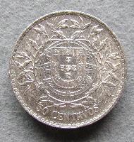Portugalsko 50 centavos 1914
