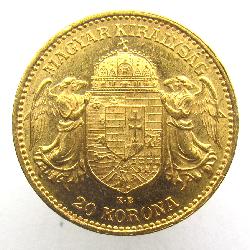 Österreich-Ungarn 20 Korun 1905 KB