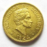 Kolumbie 5 pesos 1924