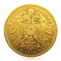 Austria Hungary 10 korun 1905