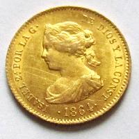 Spanien 40 Rs 1864