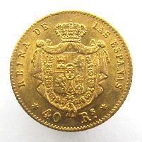 Spanien 40 Real 1864