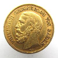 Baden 10 M 1876 G
