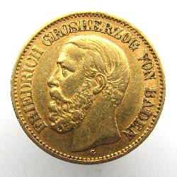 Baden 10 M 1876 G