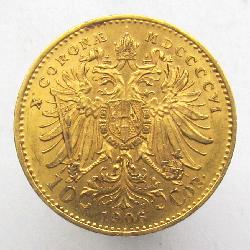 Rakousko-Uhersko 10 korona 1906