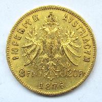 Австро-Венгрия 8 Fl / 20 Fr 1876