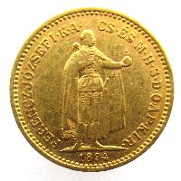 Österreich-Ungarn 10 Korun 1894 KB