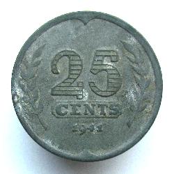 Niederlande 25 Cent 1941