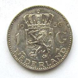 Netherlands 1 Guilder 1956