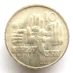 Tschechoslowakei 10 CZK 1964