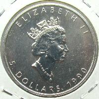 5 Dollar 1990