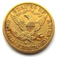 USA 5 $ 1896 S