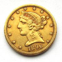 USA 5 $ 1896 S