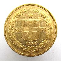 Schweiz 20 Frank 1896 B
