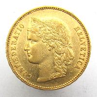 Schweiz 20 Frank 1896 B