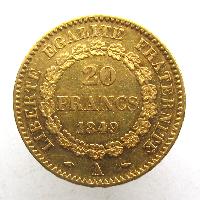 Frankreich 20 Franken 1849 A