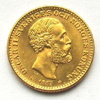 Швеция 10 крон 1883