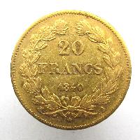 Frankreich 20 Franken 1840 A