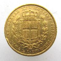 Sardinien 20 lir 1847 P