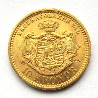 Švédsko 10 kr 1901