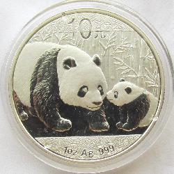 Čína 10 juan 2011 Panda