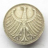 Deutschland 5 DM 1951 F