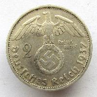 Germany 2 RM 1937 F