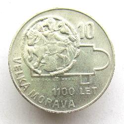 Tschechoslowakei 10 CZK 1966