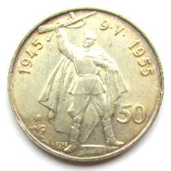Tschechoslowakei 50 CZK 1955