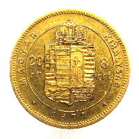 Österreich-Ungarn 20 Fr / 8 Frt 1877 KB