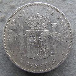 Spanien 5 pts 1891