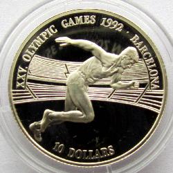 Cookinseln 10 Dollar 1990