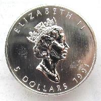 5 Dollar 1991