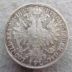 Österreich-Ungarn 1 FL 1883