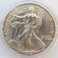 США 1 доллар - 1 унция 1998