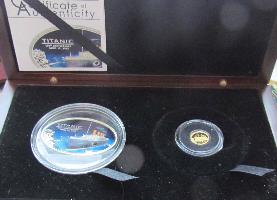 Silver 925 and gold 999, weight of silver 25 g, weight of gold 0,5 g
