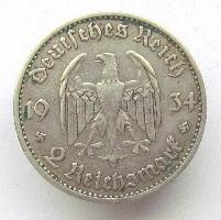 Germany 2 RM 1934 A