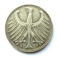 Německo 5 DM 1951 J