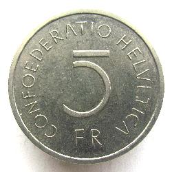 Schweiz 5 Franken 1976