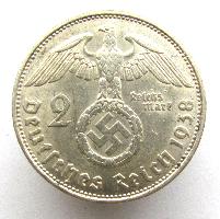 Deutschland 2 RM 1938 B