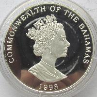 Багамы 5 долларов 1993