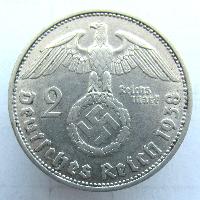Deutschland 2 RM 1938 D