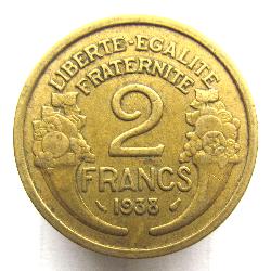Frankreich 2 Fr 1938