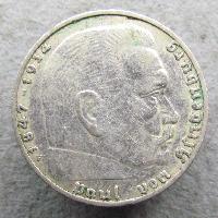 Deutschland 2 RM 1937 F