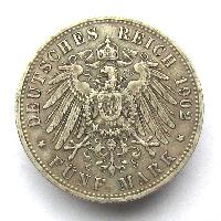 Bavorsko 5 М 1902 D