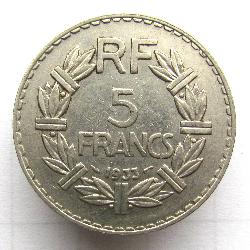 Frankreich 5 Franken 1933