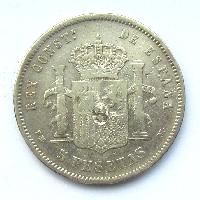 Španělsko 5 pts 1878