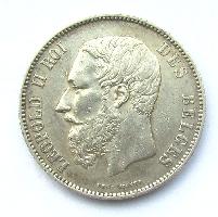 Belgien 5 Fr 1870